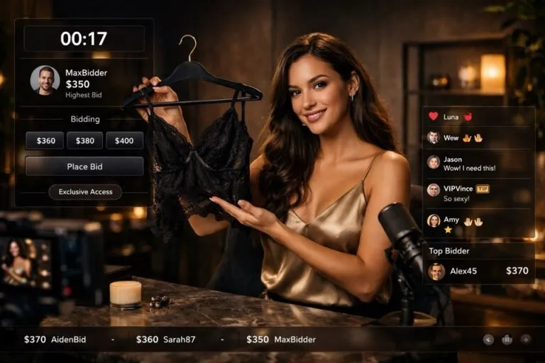 Adult Creator Auction Platform for Live Sales & Drops | Scrile