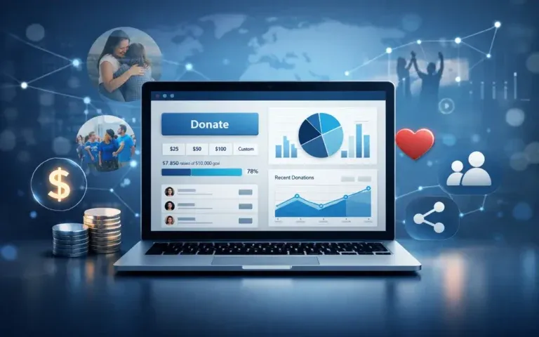 how to create a fundraising page